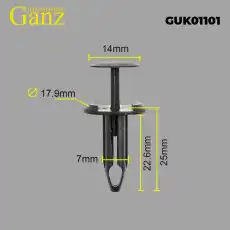 Крепеж GUK01101 GANZ