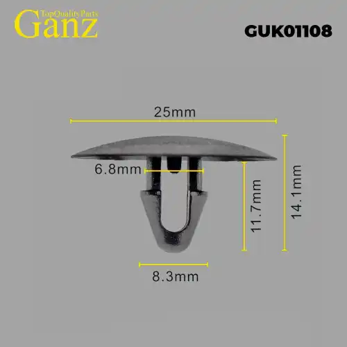 Клипса универсальная GANZ GUK01108