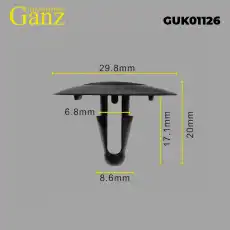Клипса универсальная GANZ GUK01126
