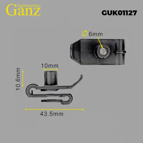 Клипса универсальная GANZ GUK01127