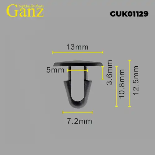 Клипса универсальная GANZ GUK01129