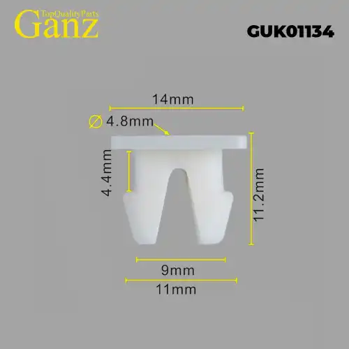 Клипса универсальная GANZ GUK01134, шт