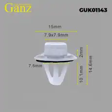 Клипса универсальная GANZ GUK01143