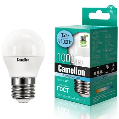 Автолампа CAMELION CLED12G45845E27