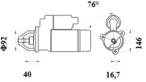 Стартер KNECHT MS464