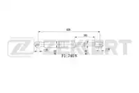 Амортизатор (упор) багажника ZEKKERT GF-2546