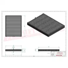 Салонный фильтр HIFI SC 90398