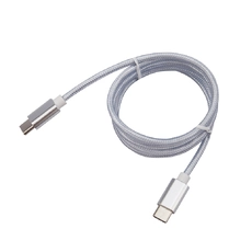 Кабель Type-C - Type-C 2,4A/1m/PVC/white/REXANT 18-1835