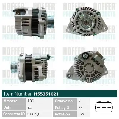 Генератор HOFFER H55351021