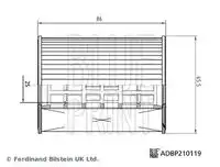 Фильтр масляный BLUE PRINT ADBP210119