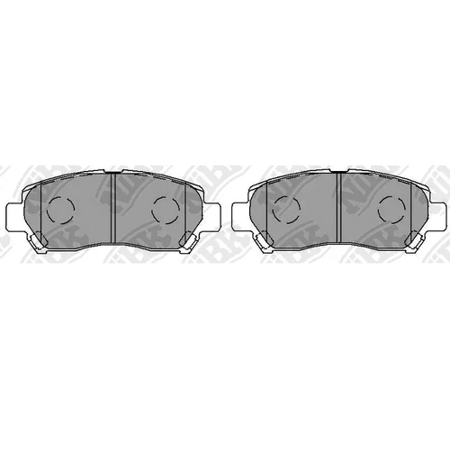 Тормозные колодки дисковые NIBK PN9814