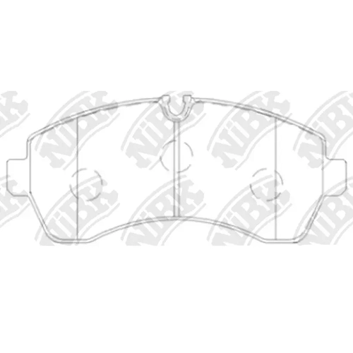 Тормозные колодки дисковые NIBK PN0967
