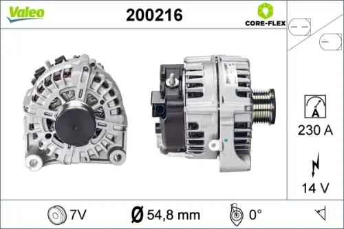 Генератор VALEO 200216