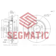 Тормозной диск SEGMATIC SBD30093002