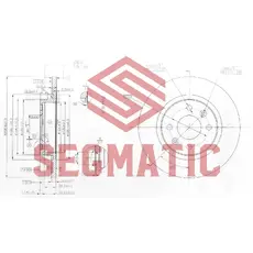 Тормозной диск SEGMATIC SBD30093005