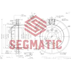 Тормозной диск SEGMATIC SBD30093006