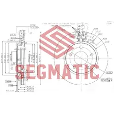 Тормозной диск SEGMATIC SBD30093016