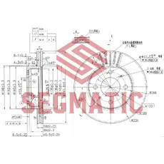 Тормозной диск SEGMATIC SBD30093017
