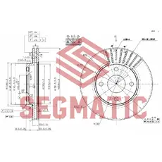 Тормозной диск SEGMATIC SBD30093022