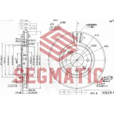 Тормозной диск SEGMATIC SBD30093023