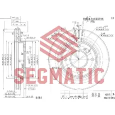 Тормозной диск SEGMATIC SBD30093025