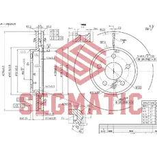 Тормозной диск SEGMATIC SBD30093029