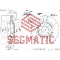 Тормозной диск SEGMATIC SBD30093030