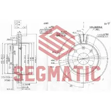 Тормозной диск SEGMATIC SBD30093032