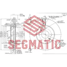 Тормозной диск SEGMATIC SBD30093036