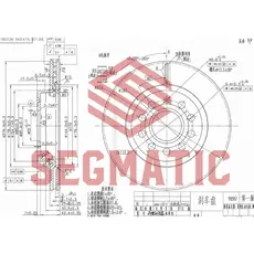 Тормозной диск SEGMATIC SBD30093037