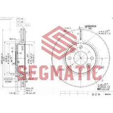 Тормозной диск SEGMATIC SBD30093041