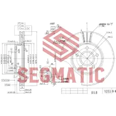 Тормозной диск SEGMATIC SBD30093043