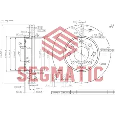 Тормозной диск SEGMATIC SBD30093045