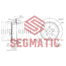 Тормозной диск SEGMATIC SBD30093050