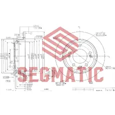 Тормозной диск SEGMATIC SBD30093053