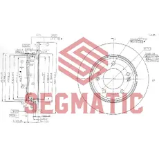 Тормозной диск SEGMATIC SBD30093055