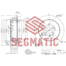 Тормозной диск SEGMATIC SBD30093072