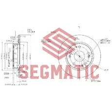 Тормозной диск SEGMATIC SBD30093076