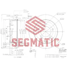 Тормозной диск SEGMATIC SBD30093077