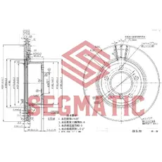 Тормозной диск SEGMATIC SBD30093088