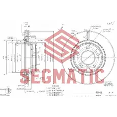 Тормозной диск SEGMATIC SBD30093089