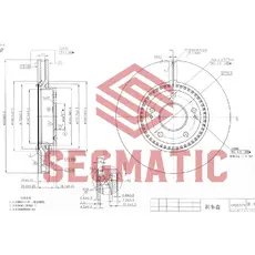 Тормозной диск SEGMATIC SBD30093093