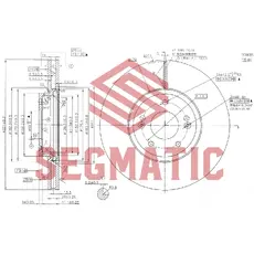 Тормозной диск SEGMATIC SBD30093105