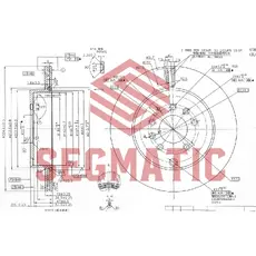 Тормозной диск SEGMATIC SBD30093106