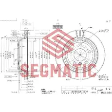 Тормозной диск SEGMATIC SBD30093129