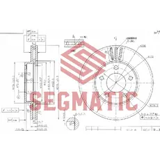 Тормозной диск SEGMATIC SBD30093134