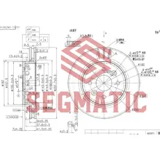 Тормозной диск SEGMATIC SBD30093142