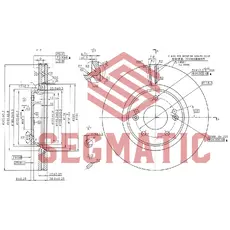 Тормозной диск SEGMATIC SBD30093146