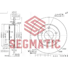 Тормозной диск SEGMATIC SBD30093163