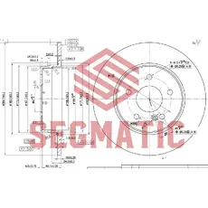 Тормозной диск SEGMATIC SBD30093164